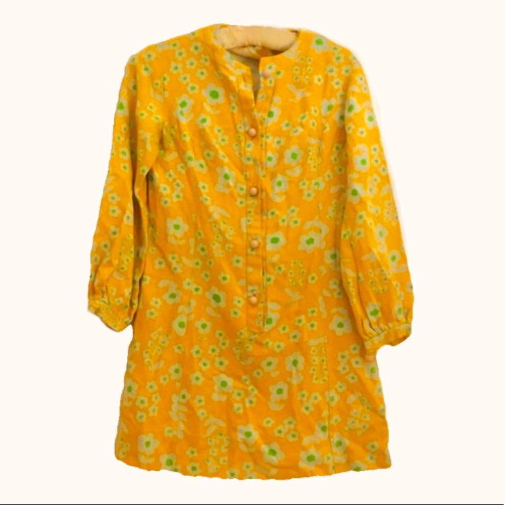 Gorgeous rare vintage tunic mod dress